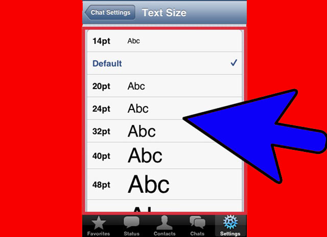 Whatsapp’ta Yazı Tipi (Font) Boyutu Nasıl Değiştirilir?