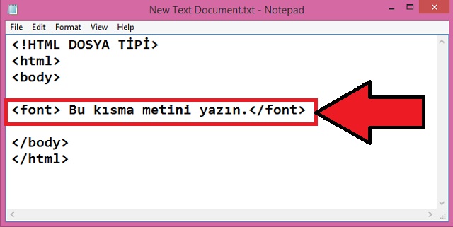 HTML’de Font Rengi Etiketleri Nasıl Kullanılır?
