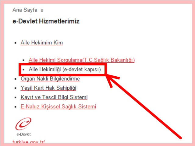 Sağlık Ocağı Aile Hekimi Sorgulama İşlemi Nasıl Yapılır