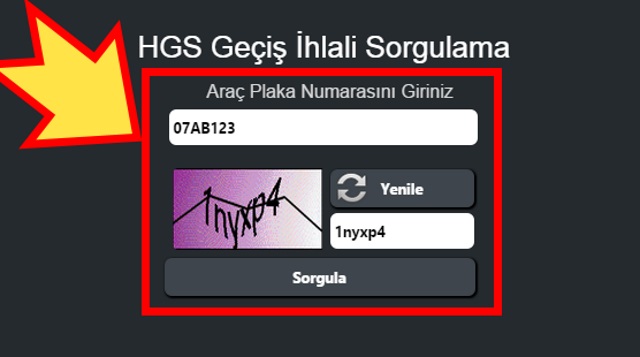 HGS Geçiş İhlali Ceza Sorgulama İşlemi Nasıl Yapılır