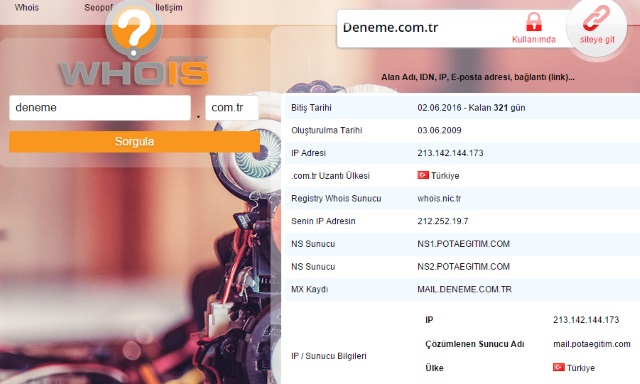 Whois Sorgulama Nasıl Yapılır?