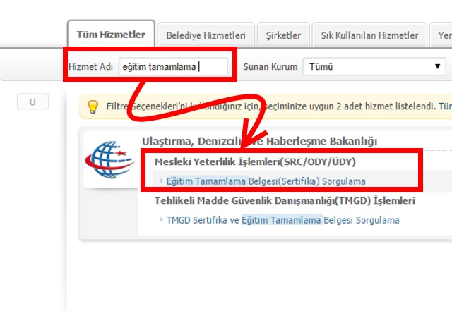 Eğitim Tamamlama Belgesi (Sertifikası) Sorgulama Nasıl Yapılır?