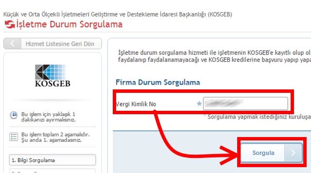 KOSGEB İşletme Durum Sorgulama Nasıl Yapılır?