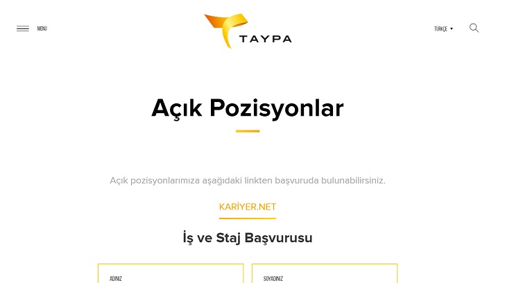 Taypa Tekstil İş Başvurusu