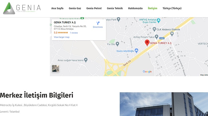 Genia Turkey Enerji İş Başvurusu